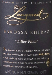 Langmeil 2006 Shiraz Valley Floor